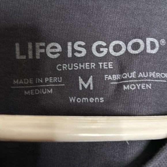 Life is good tee shirt. Medium - Picture 4 of 9